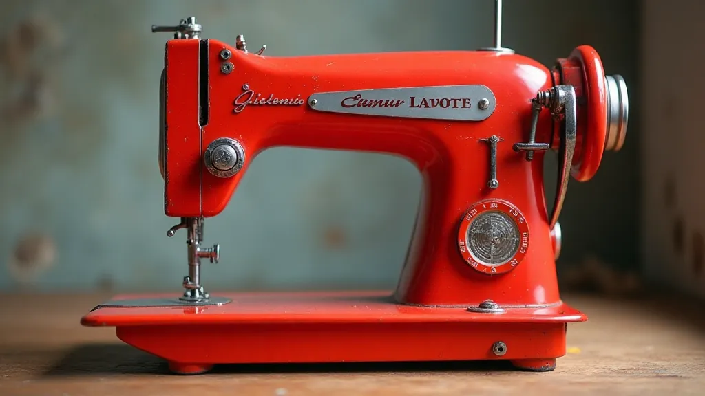 Vintage Brazilian Sewing Machine