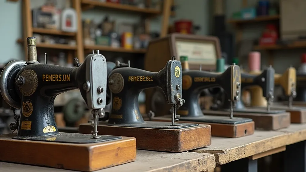 Collection of Vintage Sewing Machines