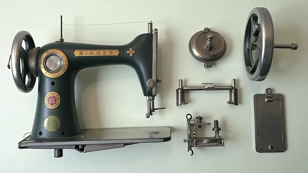Singer 201 disassembled for restoration