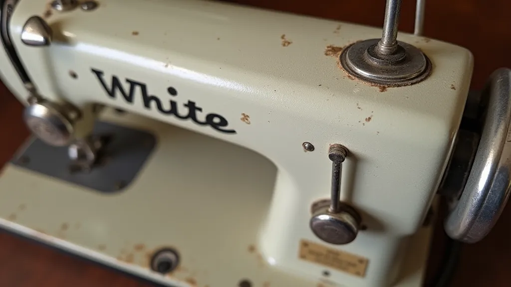 White Sewing Machine serial number